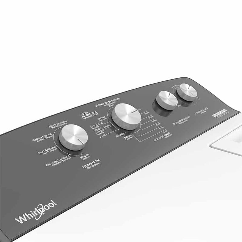 Secadora-Carga-Superior-a-gas-18kgs-sistema-AutoDry-7MWED1860EM-Blanco-Controles