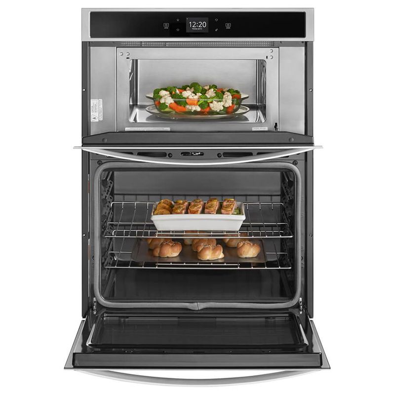 Horno de pared inteligente con pantalla táctil Interior