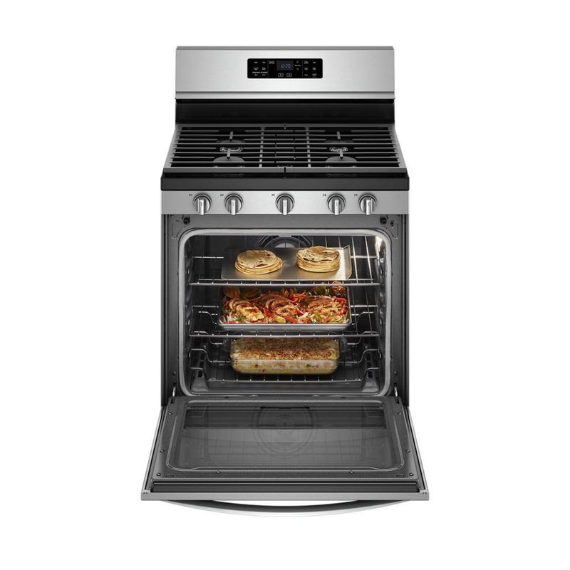 Estufa-al-piso-a-gas-30--con-5-quemadores-WFG775H0HZ-Acero-inoxidable-Interior