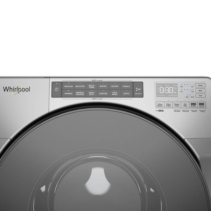 Lavadora Secadora 2 en 1 Carga Frontal 20Kg/12Kg Chrome 7MWFC6820LC  WHIRLPOOL